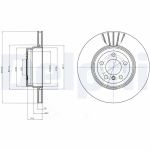 Bremsscheibe DELPHI BG9064