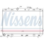 Radiador, refrigeración de motor NISSENS 67024