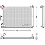 Raffreddatore motore DENSO DRM51012