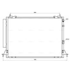 Condensator, airconditioning AVA COOLING TO5795D