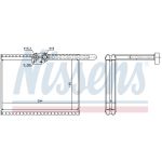 Verdampfer, Klimaanlage NISSENS 92324