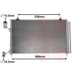 Condensator, airconditioning VAN WEZEL 53005679