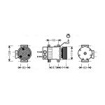 Airco-compressor AVA COOLING JEAK047