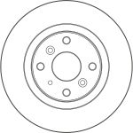 Bromsskiva TRW DF6796