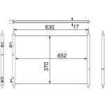 Condensator, airconditioning MAHLE AC 755 000S