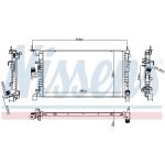 Radiateur moteur NISSENS 607296