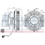 Embrayage (ventilateur de radiateur) NISSENS 86169