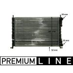 Radiador, refrigeración del motor BEHR PREMIUM LINE MAHLE CR 130 000P