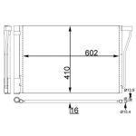 Condensator, airconditioning MAHLE AC 781 000S