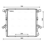 Radiateur moteur AVA COOLING VNA2363
