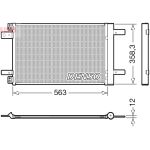 Kondensator, Klimaanlage DENSO DCN21032