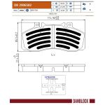 Kit pastiglie freno, freno a disco DANBLOCK DB 2906582