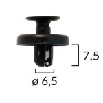 Fijación ROMIX ROM B25837, 10 Pieza