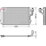 Kondensator, Klimaanlage DENSO DCN41013