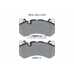 Jeu de plaquettes de frein TEXTAR 2445503, avant