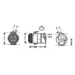 Klimakompressor AVA COOLING OLAK317