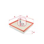 Luftfilter SOFIMA S 3465 A