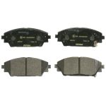 Bromsbeläggssats TEXTAR 2587501, fram