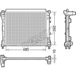 Kühler, Motorkühlung DENSO DRM09006