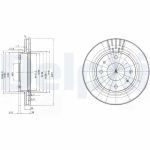 Bromsskiva DELPHI BG3750