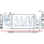 Radiador, refrigeración de motor NISSENS 607222