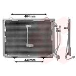 Condenseur (climatisation) VAN WEZEL 30005245