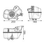Expansievat, koelvloeistof MAHLE CRT 349 000S