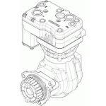 Kompressor, Druckluftanlage WABCO 912 117 000 0