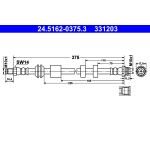 Bremsschlauch ATE 24.5162-0375.3
