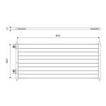 Condensator, airconditioning VALEO 818050