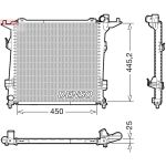 Raffreddatore motore DENSO DRM43006