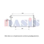 Condensator, airconditioning AKS DASIS 352017N