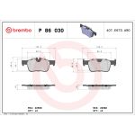 Remblokkenset, schijfrem BREMBO P 86 030