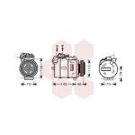 Compressore aria condizionata VAN WEZEL 0600K318