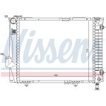 Radiador, refrigeración del motor NISSENS 62711