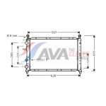 Radiateur moteur AVA COOLING FTA2096