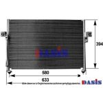 Condensator, airconditioning AKS DASIS 562180N