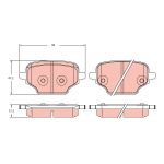 Jarrupalasarja TRW GDB2410