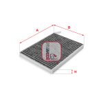 Filtre, air de l'habitacle SOFIMA S 4233 CA