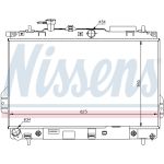 Radiador, refrigeración del motor NISSENS 67480