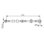 Bromsslang BOSCH 1 987 481 088