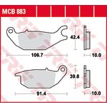 Jeu de plaquettes de frein à disque TRW MCB883