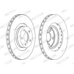 Bremsscheiben FERODO DDF1175C vorne, belüftet, 2 Stück