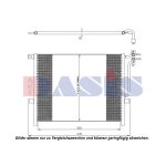 Condenseur (climatisation) AKS DASIS 052017N