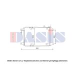 Condensator, airconditioning AKS DASIS 322031N