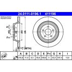 Bremsscheibe ATE 24.0111-0196.1