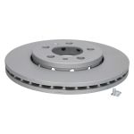 Disco de freno ATE 24.0122-0151.1 frente, ventilado, altamente carbonizado, 1 pieza