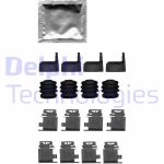 Kit de accesorios, pastilla de freno de disco DELPHI LX0687