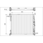Arrefecedor do motor VALEO 701167