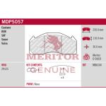 Remblokkenset, schijfrem MERITOR MDP5057